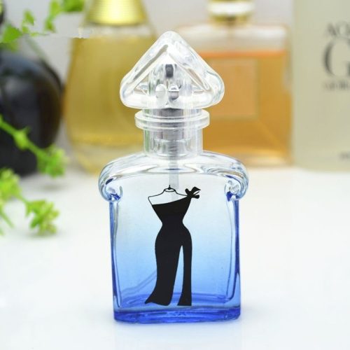 Női újratölthető parfümös üveg kék színben