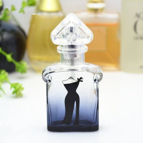 Női újratölthető parfümös üveg fekete színben